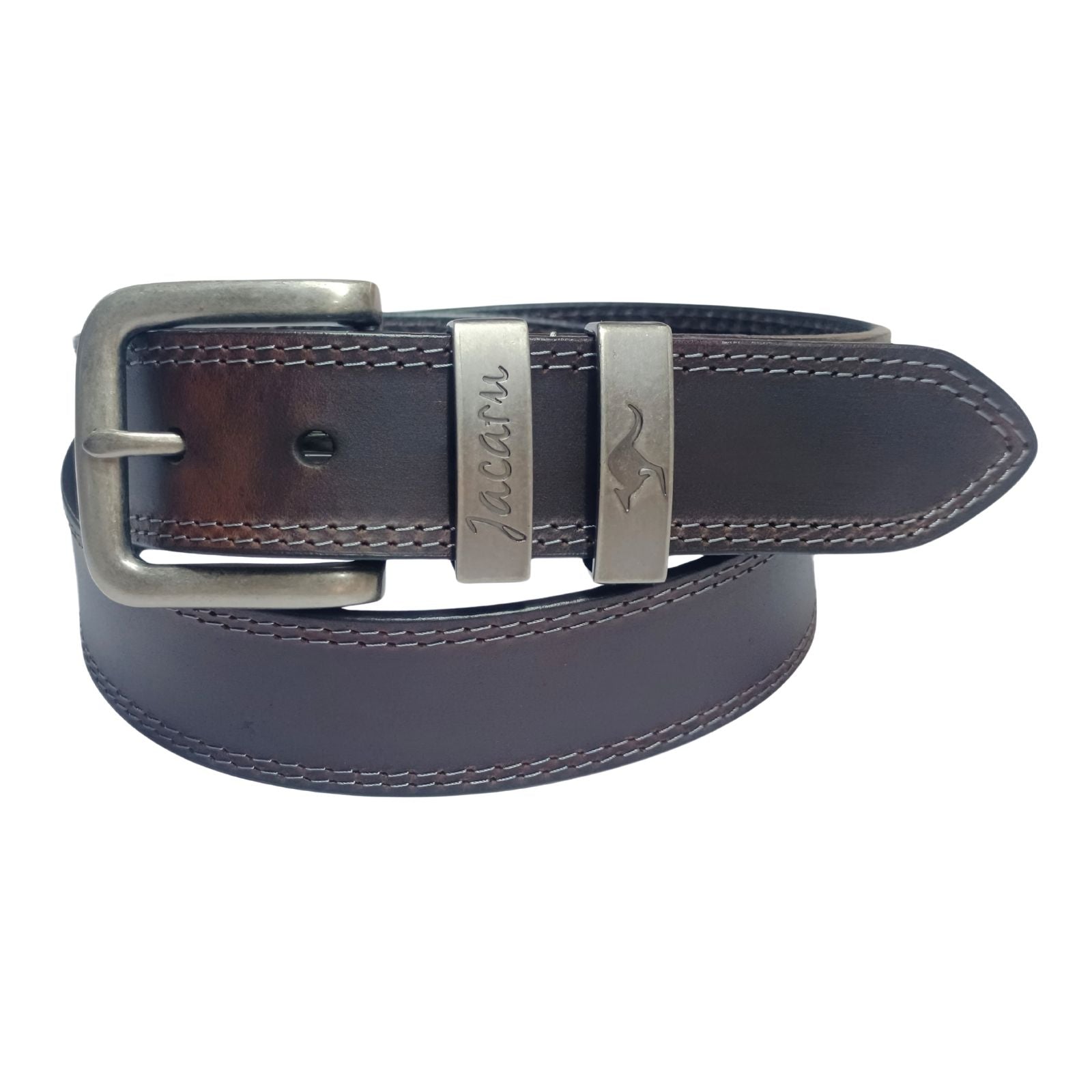 Jacaru 6017 Casual Leather Belt 38mm.