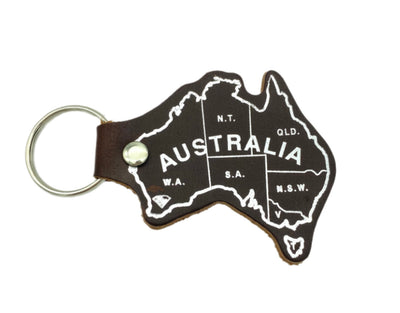 Jacaru 6406 Keyring Aust. Map Printed