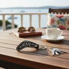 Jacaru 6418 Keyring Boomerang Shape, Australia Printed