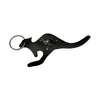 Jacaru 6419 Keyring Kangaroo Shape with Kangaroo opal