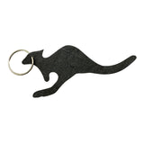 Jacaru 6526M Key Ring Kangaroo Shape 5-pack