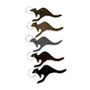 Jacaru 6526 Key Ring Kangaroo Shape 5-pack