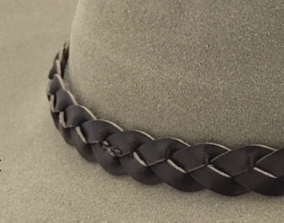 Jacaru 6533 Bonded Leather Hatband 3-Plait