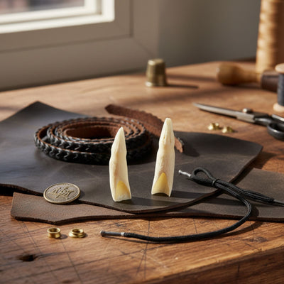 Jacaru 6580 Genuine Crocodile Tooth