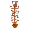 Jacaru 7818 Premium Wooden Tree Hat Stand w Mirror 24 arms