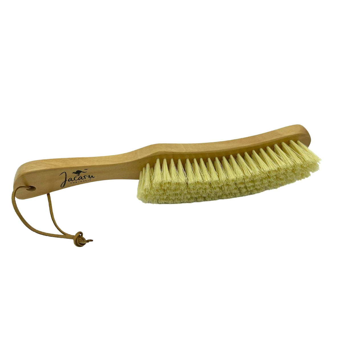 Hat cleaning brush showing bristle detail