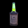 Jacaru can cooler holder with brown oilskin exterior design