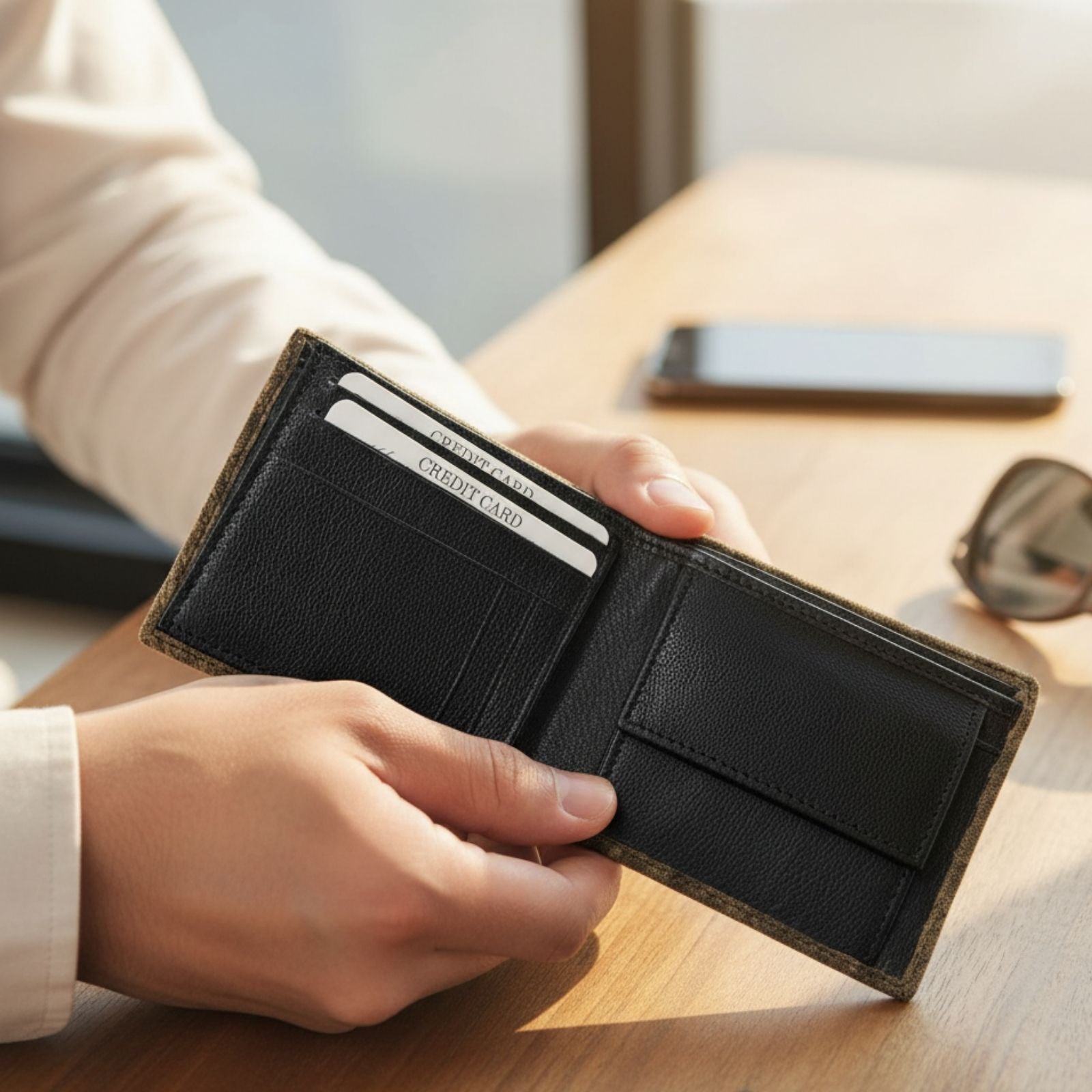 Jacaru 5786 Flap Wallet Men's