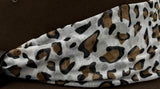 Jacaru 1679/20 White Leopard Scarf