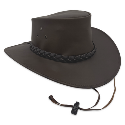 Jacaru 1028 Kangaroo Soft Hat with Chinstrap