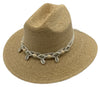 Beige Jacaru Straw Shell Natural