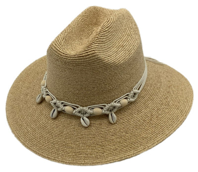 Beige Jacaru Straw Shell Natural