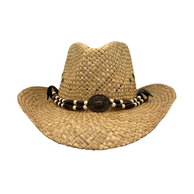 Natural Jacaru Straw Cowboy Hat