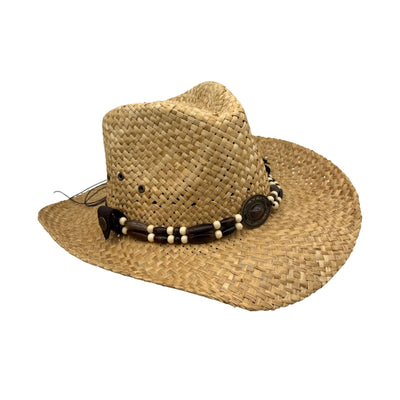 Natural Jacaru Straw Cowboy Hat