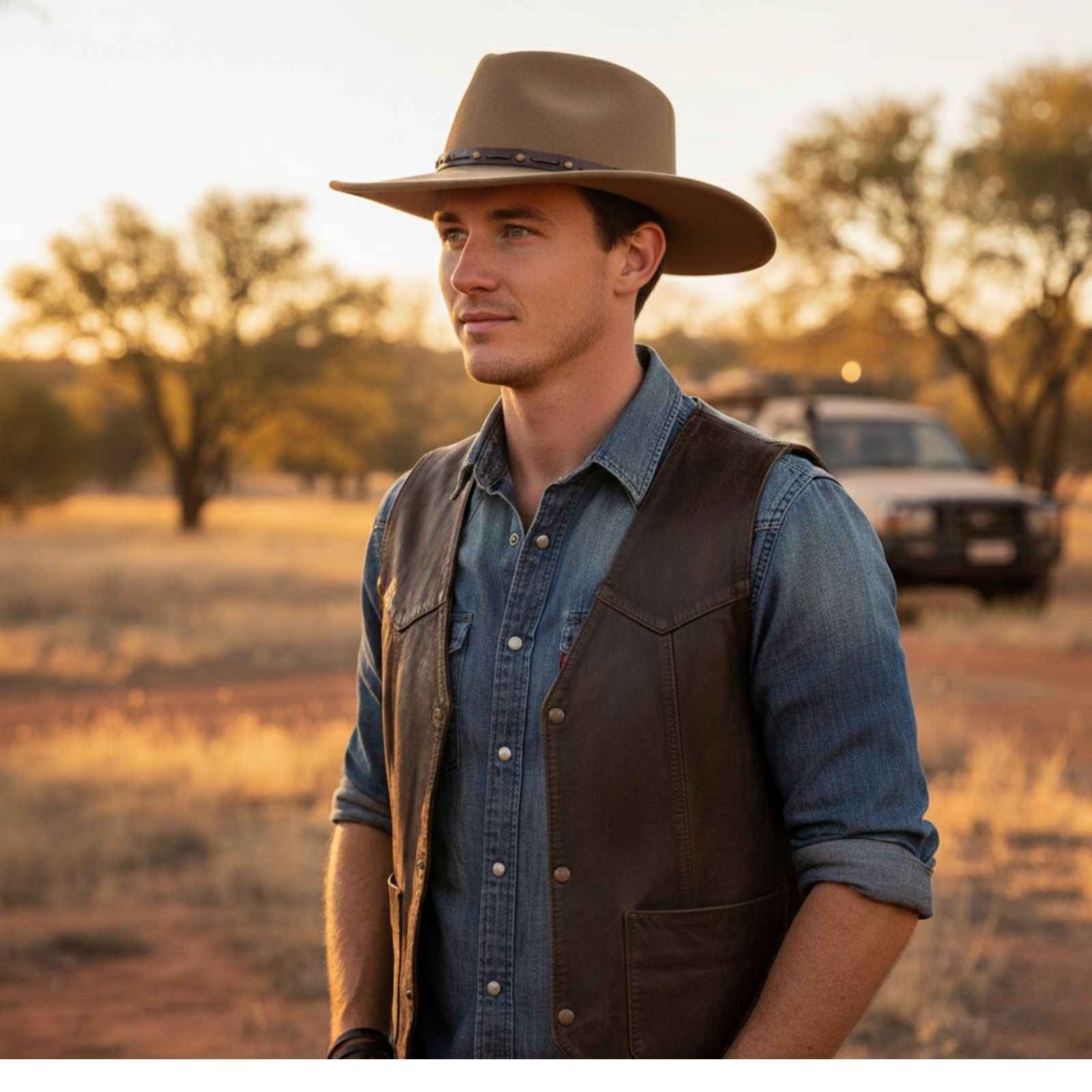 Man Wearing Khaki Jacaru Texas 