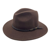 Chocolate Brown Jacaru 1847 Outback Fedora