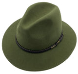 Chive Green Jacaru 1847 Outback Fedora