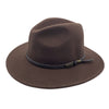 Chocolate Brown Jacaru 1847 Outback Fedora 