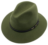 Chive Green Jacaru 1847 Outback Fedora