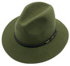 Chive Green Jacaru 1847 Outback Fedora