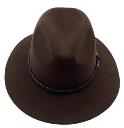 Chocolate Brown Jacaru 1847 Outback Fedora 