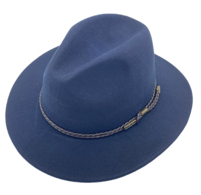 Navy Jacaru 1847 Outback Fedora