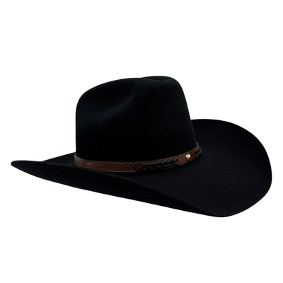 Black Jacaru 1857 Wool Felt Cowboy Hat