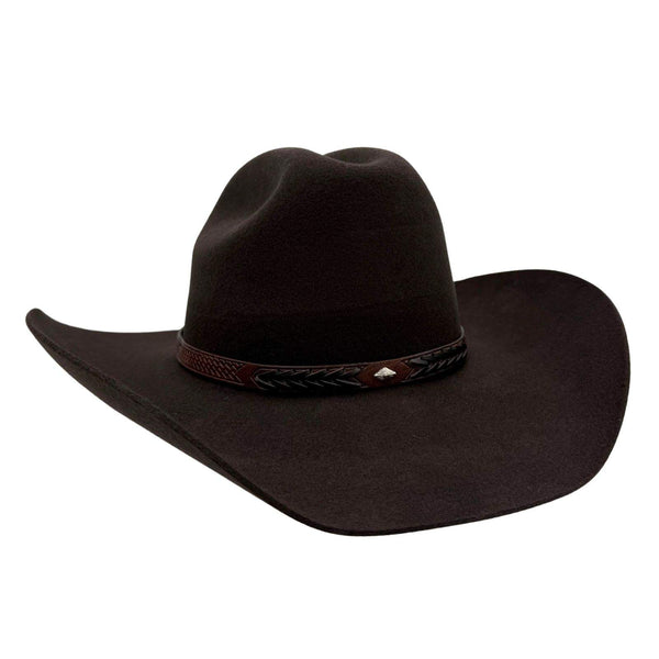 Dark Brown Jacaru 1857 Wool Felt Cowboy Hat