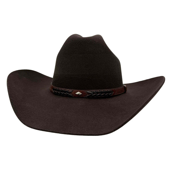 Dark Brown Jacaru 1857 Wool Felt Cowboy Hat