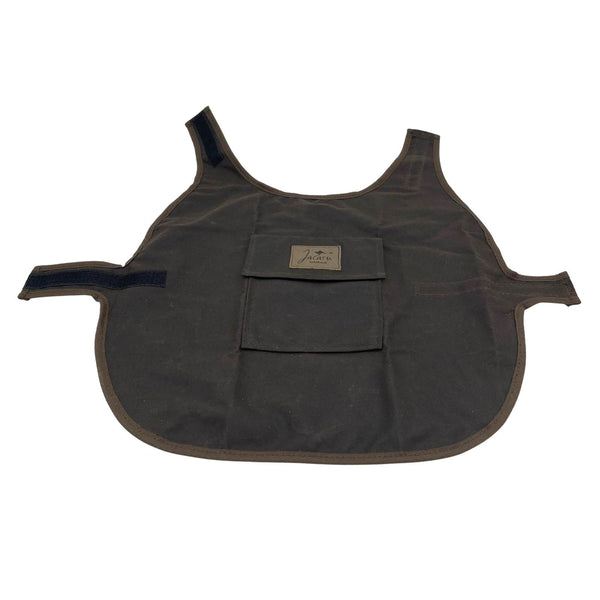 Jacaru 6510 waterproof dog coat with oilskin outer layer