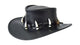 A black Dundee Croc 9 Croc Teeth Hat with crocodile teeth embellishments around the crown.