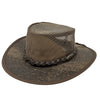 Jacaru 130 Roo Koolaroo foldable mesh leather sun hat travel
