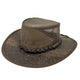 Jacaru 130 Roo Koolaroo foldable mesh leather sun hat travel