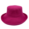 pink Jacaru 1506 Knitted Bucket Hat - Large Brim
