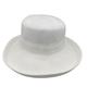 white Jacaru 1506 Knitted Bucket Hat - Large Brim