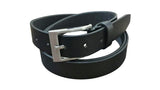 Jacaru 6010 Classic Ladies Leather Belt 30mm in black