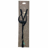 Black chinstrap with adjustable toggle detail