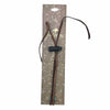 Brown chinstrap with adjustable toggle detail