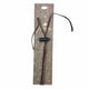 Brown chinstrap with adjustable toggle detail