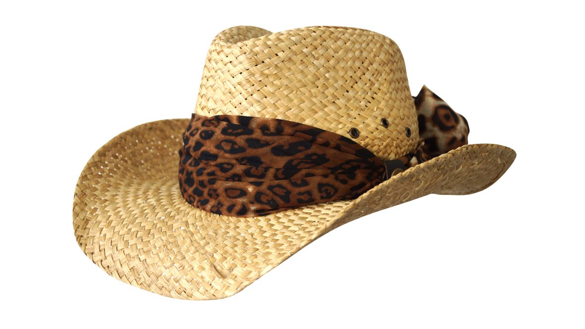 Natural Jacaru Straw Cowboy Hat