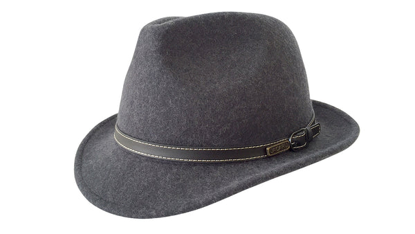 Dark Grey Jacaru 1848 Trilby