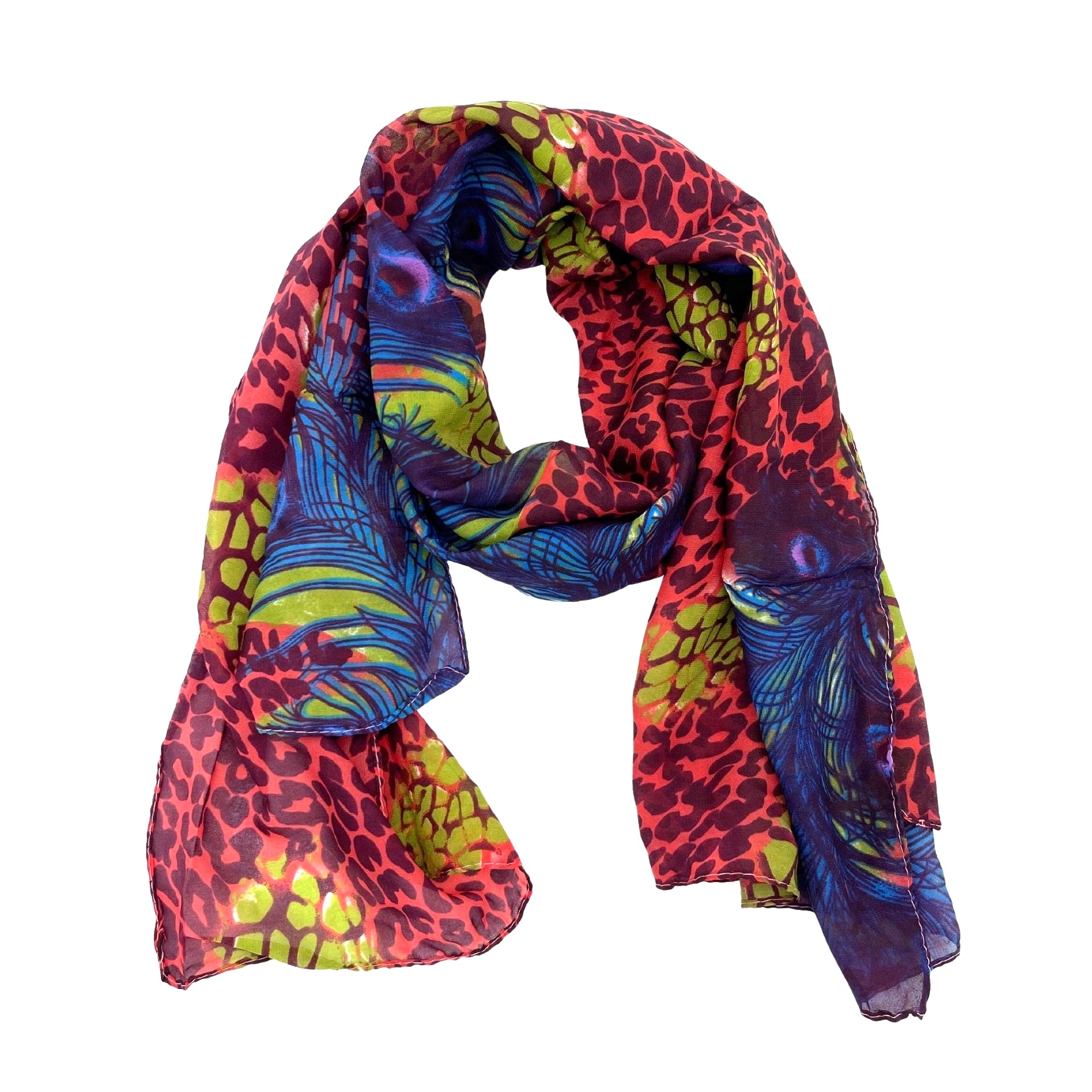 Jacaru 1680/54 Pink Feather Scarf