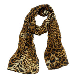 Jacaru 1679/38 Large Leopard Scarf