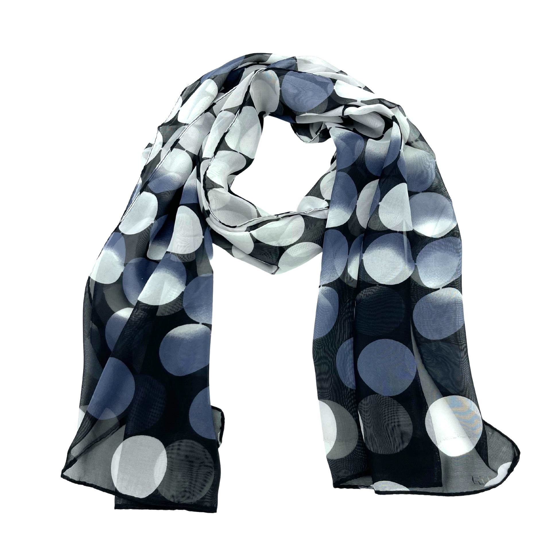 Jacaru 1682 Grey Bubbles Scarf