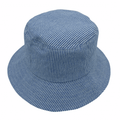 Jacaru 1865 Kids Blue & White Stripe Bucket Hat