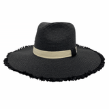 Jacaru 1868 Wide Brim Ladies Hat Black