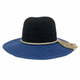 Jacaru 1870 Black & Blue Ladies Hat