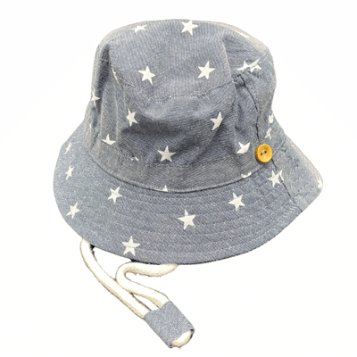 Jacaru 1876 Babies Blue Stars Bucket Hat