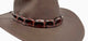 Jacaru 6564 Crocodile Leather Hatband